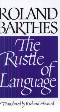 The Rustle of Language - Roland Barthes - English
