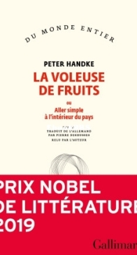 La Voleuse De Fruits - Peter Handke - French