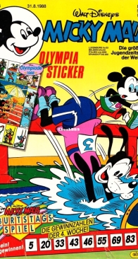 Micky Maus 1988-36 - Ehapa - German