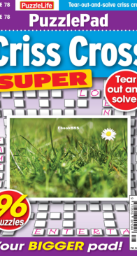 PuzzleLife PuzzlePad Criss Cross Super - Issue 78 - 04.2024 - English