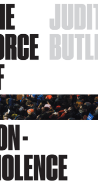 The Force of Nonviolence - Judith Butler - English