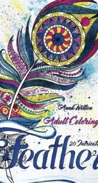 Feathers - Adult Coloring Book - Anna Wilton - English