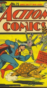 Action Comics 75 - DC Comics - Jerry Siegel, Jack Miller - August 1944 - English