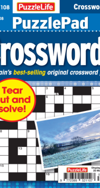 PuzzleLife PuzzlePad Crosswords - Issue 108 - February 2025 - English