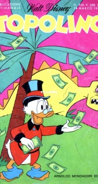 Topolino 0748 - Mondadori 1970 - Italian