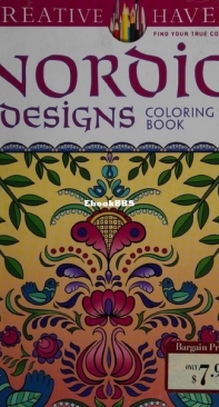 Nordic Designs - Coloring Book - Creative Haven - Jessica Mazurkiewicz - English
