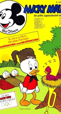 Micky Maus 1972 - 21 - Ehapa - German