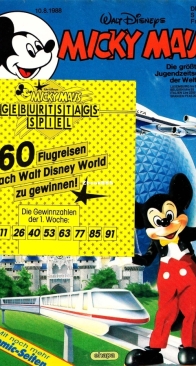 Micky Maus 1988-33 - Ehapa - German
