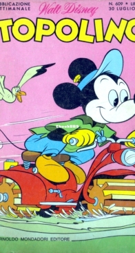 Topolino 0609 - Mondadori 1967 - Italian