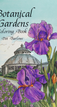 Botanical Gardens - Dover Coloring Book - English