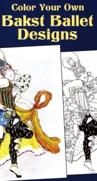 Color Your Own Bakst Ballet Designs - English