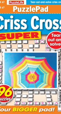 PuzzleLife PuzzlePad Criss Cross Super - Issue 67 - 07.2023 - English