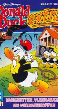 Donald Duck Extra - Vangnetten, Vleermuizen En Volumeknoppen - Issue 08 -  De Geïllustreerde Pers B.V. 1991 - Dutch