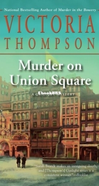 Murder on Union Square - A Gaslight Mystery 21 - Victoria Thompson - English