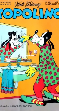 Topolino 0633 - Mondadori 1968 - Italian
