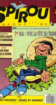 Le Journal de Spirou 2663 - Dupuis 1989 - French