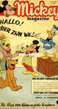 Mickey Magazine 01 -  N.V. Uitgaven Pont-Levis 1950 - Dutch