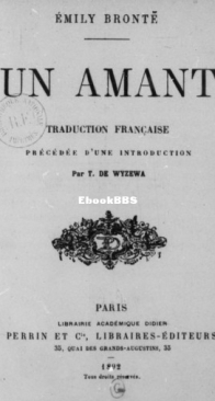 Un Amant - Emily Brontë - French