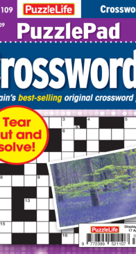 PuzzleLife PuzzlePad Crosswords - Issue 109 - Mach 2025 - English