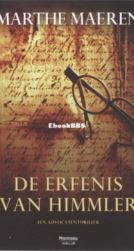 De Erfenis Van Himmler - Frieda Degraeve 03 - Marthe Maeren - Dutch