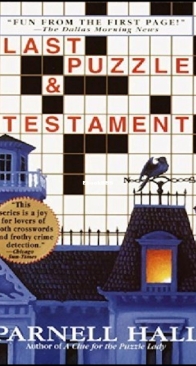 Last Puzzle and Testament - Puzzle Lady 2 - Parnell Hall - English