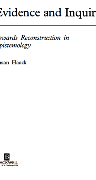 Evidence and Inquiry - Susan Haack - English