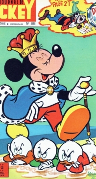 Le Journal de Mickey 0888 - Hachette 1969 - French