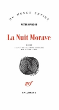 Nuit Morave - Peter Handke - French