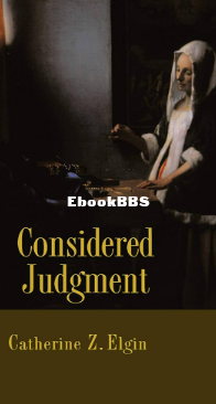 Considered Judgment - Catherine Z. Elgin - English