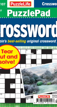 PuzzleLife PuzzlePad Crosswords - Issue 107 - January 2025 - English