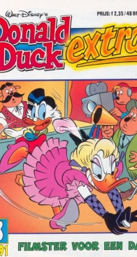 Donald Duck Extra -  Filmster Voor Een Dag - Issue 03 -  De Geïllustreerde Pers B.V. 1991 - Dutch