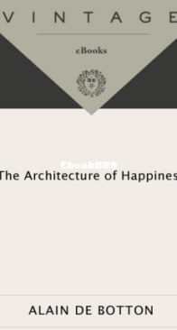 The Architecture of Happiness - Alain de Botton - English