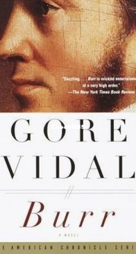 Burr - Narratives of Empire 1 - Gore Vidal - English