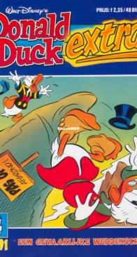 Donald Duck Extra -  Een Gevaarlijke Weddenschap - Issue 04 -  De Geïllustreerde Pers B.V. 1991 - Dutch