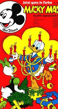 Micky Maus 1972 - 52 - Ehapa - German