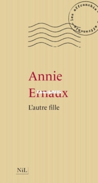 L'Autre Fille - Annie Ernaux - French