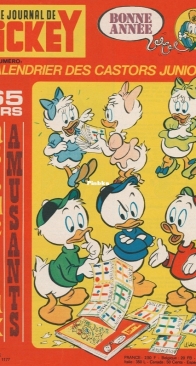 Le Journal de Mickey 1177 - Hachette 1975 - French