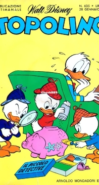 Topolino 0635 - Mondadori 1968 - Italian