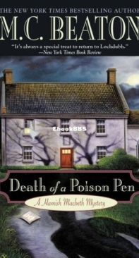 Death of a Poison Pen - Hamish Macbeth 19 - M. C. Beaton - English
