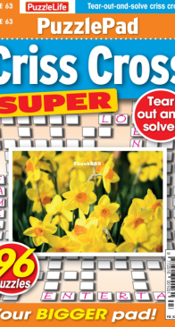 PuzzleLife PuzzlePad Criss Cross Super - Issue 63 - 03.2023 - English