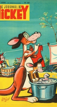 Le Journal de Mickey 0145 - Hachette 1955 - French