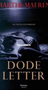 Dode Letter - Frieda Degraeve 01 -  Marthe Maeren - Dutch