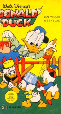 Donald Duck - Dutch Weekblad - Issue 34 - 1955 - Dutch