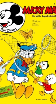 Micky Maus 1971 - 15 - Ehapa - German