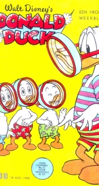 Donald Duck - Dutch Weekblad - Issue 33 - 1958 - Dutch