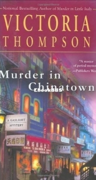 Murder In Chinatown - A Gaslight Mystery 9 - Victoria Thompson - English