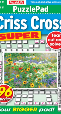 PuzzleLife PuzzlePad Criss Cross Super - Issue 81 - 07.2024 - English