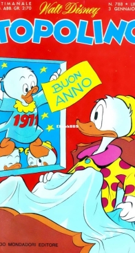 Topolino 0788 - Mondadori 1971 - Italian