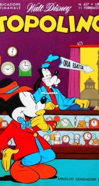 Topolino 0637 - Mondadori 1968 - Italian