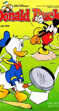 Donald Duck - Dutch Weekblad - Issue 34 - 1993 - Dutch